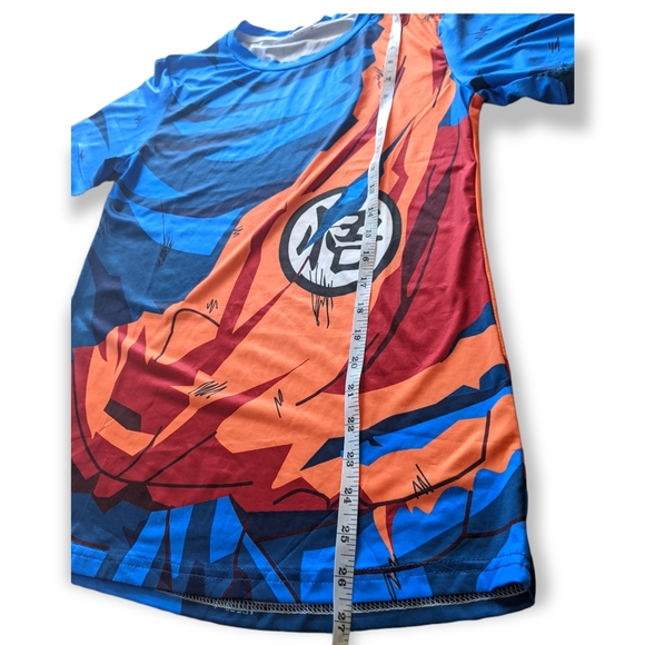 BATTLE DAMAGED GOKU ARMOR MEN'S T-SHIRT - Picture 4 of 6